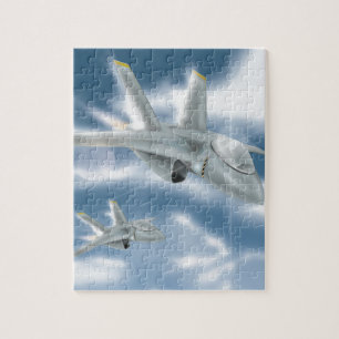 Puzzle Jet Fighter Aircraft