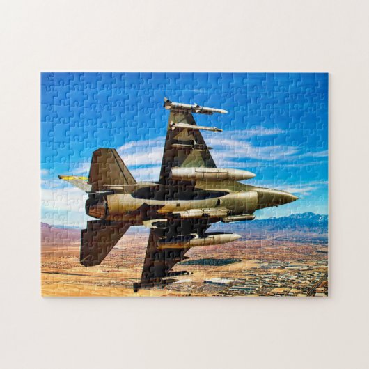 Puzzle Jet Fighter sur le Nevada. (Horizontal)