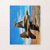 Puzzle Jet Fighter sur le Nevada. (Vertical)