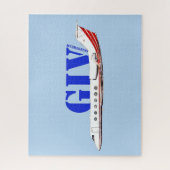 Puzzle Jet privé Gulfstream IV de luxe (Vertical)