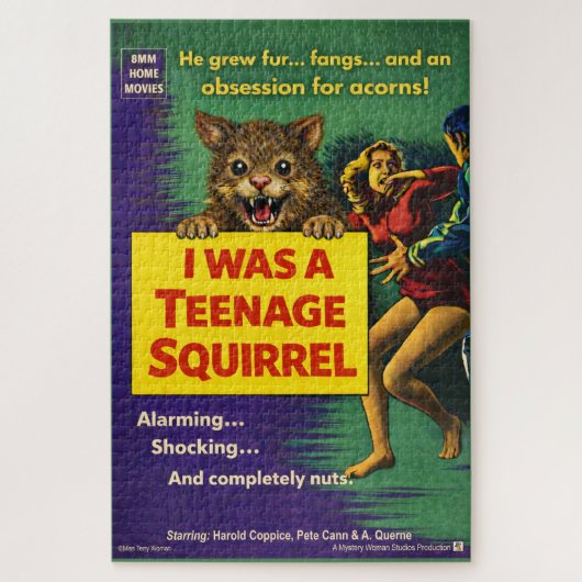 Puzzle J'étais un écureuil adolescent Parodie (Vertical)