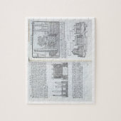 Puzzle Jetant des fondements, de "Della Architettura", (Vertical)