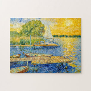 Puzzle Jetée impressionniste au bord du lac Wannsee avec