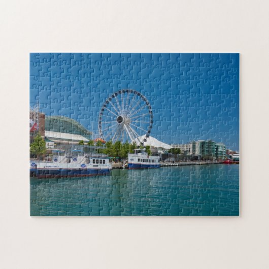 Puzzle Jetée Navy (Horizontal)