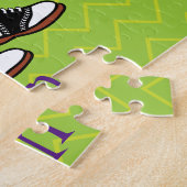 Puzzle Jett the Border Collie Kids Personnalisé (Côté)