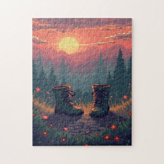 Puzzle Jeu d'activité de mosaïque à image cachée patrioti (Vertical)