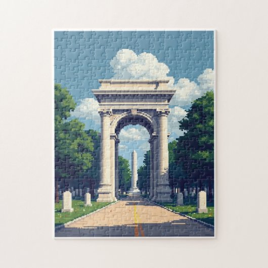 Puzzle Jeu d'activité de mosaïque à image cachée patrioti (Vertical)