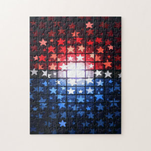 Puzzle Jeu d'activité de mosaïque à image cachée patrioti