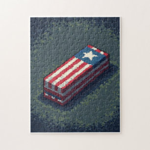 Puzzle Jeu d'activité de mosaïque à image cachée patrioti