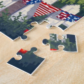 Puzzle Jeu d'activité de mosaïque à image cachée patrioti (Côté)