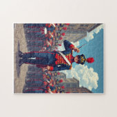 Puzzle Jeu d'activité de mosaïque à image cachée patrioti (Horizontal)