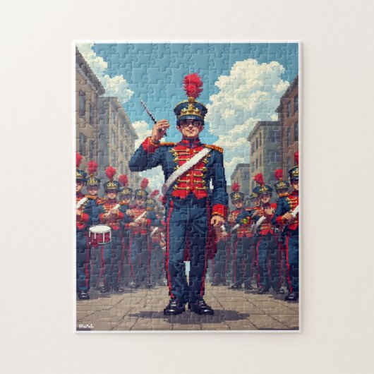 Puzzle Jeu d'activité de mosaïque à image cachée patrioti (Vertical)