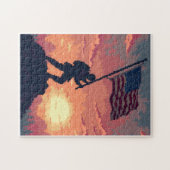 Puzzle Jeu d'activité de mosaïque à image cachée patrioti (Horizontal)