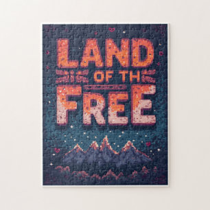 Puzzle Jeu d'activité de mosaïque à image cachée patrioti