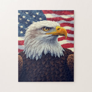 Puzzle Jeu d'activité de mosaïque à image cachée patrioti