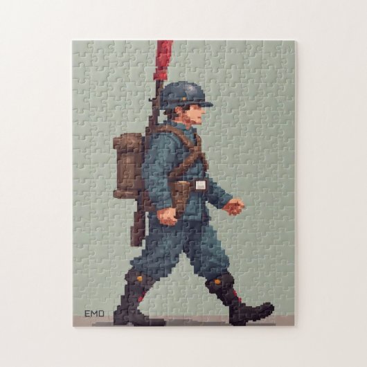 Puzzle Jeu d'activité de mosaïque à image cachée patrioti (Vertical)