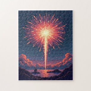 Puzzle Jeu d'activité de mosaïque à image cachée patrioti