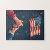 Puzzle Jeu d'activité de mosaïque à image cachée patrioti (Horizontal)