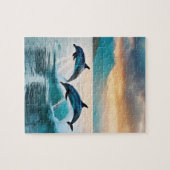 Puzzle Jeu de dauphins (Horizontal)