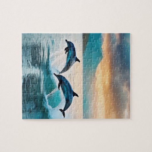Puzzle Jeu de dauphins (Horizontal)