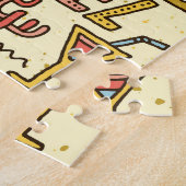 Puzzle Jeu de doodles de voyage (Côté)
