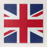 Puzzle Jeu de drapeau du Royaume-Uni<br><div class="desc">Le drapeau national du Royaume-Uni est l'Union Jack, également connu sous le nom de drapeau de l'Union. Le drapeau se compose de la croix rouge de Saint George (patron de l'Angleterre), bordée de blanc, superposée à la croix de Saint Patrick (patron de l'Irlande), qui sont superposées au Saltire de Saint...</div>