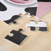 Puzzle Jeu de famille Nom de nuit Vaches noires roses (Côté)