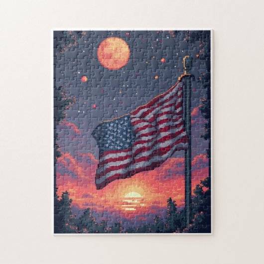 Puzzle Jeu de mosaïque à image cachée patriotique pour (Vertical)