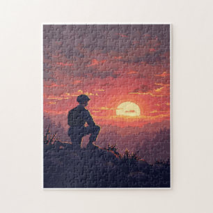 Puzzle Jeu de mosaïque d'images cachées patriotiques pour