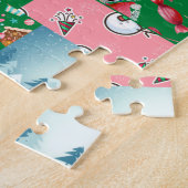 Puzzle Jeu de Noël Couleur mixte (Côté)
