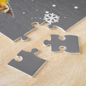 Puzzle Jeu de Noël de l'arbre de berger allemand (Côté)