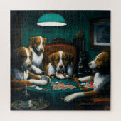 Puzzle Jeu de Poker pour chiens (Vertical)