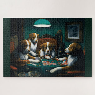 Puzzle Jeu de Poker pour chiens