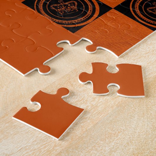 Puzzle jeu d'échecs dominos (Côté)