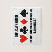 Puzzle Jeu en double de pont seulement où étant moyen (Vertical)