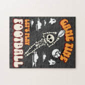 Puzzle Jeu Heure Jouons au football Halloween Drôle (Horizontal)