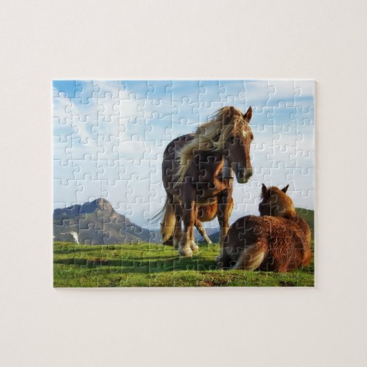 Puzzle Jeu Puzzle-Chevaux (Horizontal)
