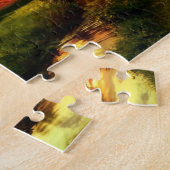 Puzzle Jeu Puzzle-Coucher de soleil à la campagne (Côté)
