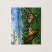 Puzzle Jeu Puzzle-Océan coucher de soleil (Vertical)