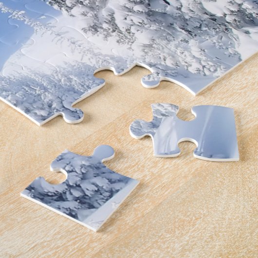Puzzle Jeu Puzzle-scène hiver (Côté)