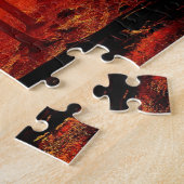 Puzzle Jeu Puzzle-Sunset Forest Scène (Côté)