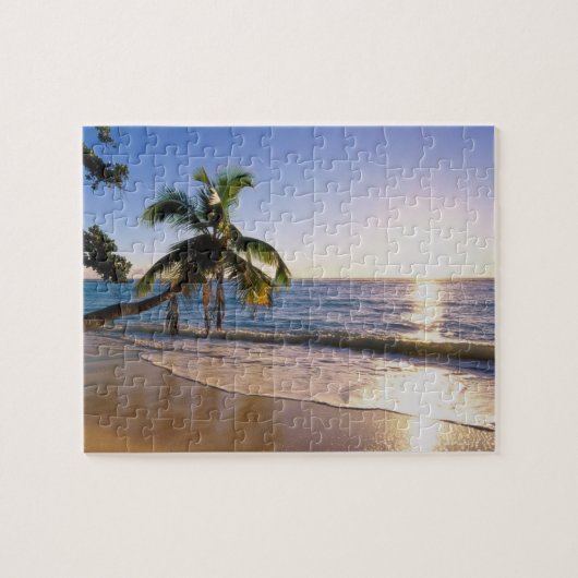 Puzzle Jeu Puzzle-Tropical Beach Scène (Horizontal)