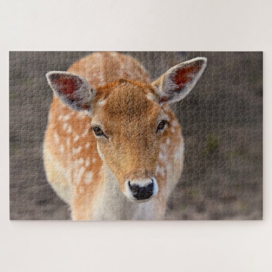 Puzzle Jeune cerf en jachère (Horizontal)