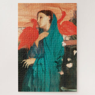 Puzzle Jeune femme avec Ibis Fine Art par Edgar Degas