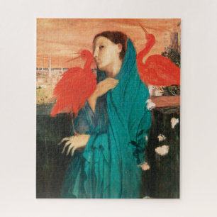 Puzzle Jeune femme avec Ibis Fine Art par Edgar Degas