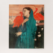 Puzzle Jeune femme avec Ibis par Edgar Degas (Vertical)