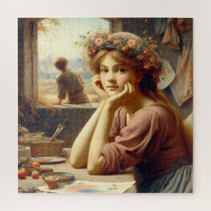 Puzzle jeune fille