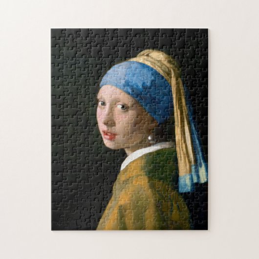 Puzzle Jeune fille à oreille perle, Johannes Vermeer, 166 (Vertical)
