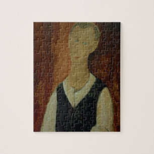 Puzzle Jeune homme avec Waistcoat noir, 1912 (l'huile
