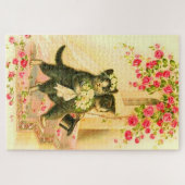 Puzzle jeune mariée de kitten (Horizontal)
